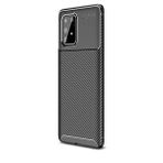 Gpack Samsung Galaxy S10 Lite Negro Karbon Dizayn Siyah Silikon Cep Telefonu Kılıf