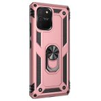 Gpack Samsung Galaxy S10 Lite Tank Koruma Vega Standlı Yüzüklü Mıknatıslı Bronz Kılıf