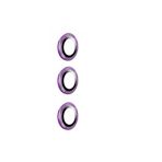 Gpack Samsung Galaxy S23 FE ile Uyumlu Kamera Koruyucu Cam, Metal A Kalite, İnce Slim Tasarım, Mor