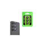 Gpack Samsung Galaxy S23 FE Uyumlu Kamera Lens Koruyucu Metal Tekli CL07 Siyah
