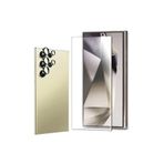 Gpack Samsung Galaxy S24 Ultra ile Uyumlu Ekran Koruyucu + Kamera Lens Koruyucu, LMS Gold