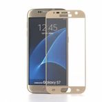 Gpack Samsung Galaxy S7 Renkli Full Kapatan Cam Gold Ekran Koruyucu