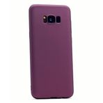 GPACK Samsung Galaxy S8 Plus ile uyumlu Kılıf Premier Silikon, Mürdüm