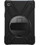 Gpack Samsung Galaxy Tab A8 10.5 Sm X200 Kılıf Defender Tablet Tank Koruma Standlı Df2 Siyah