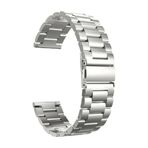 GPACK Samsung Galaxy Watch 6 44mm ile uyumlu Kordon Kayış Metal Sıralı Çelik 20/krd04, Gümüş