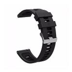 Gpack Samsung Galaxy Watch Active 2 40 mm Delikli Çift Renk Silikon Kırmızı Kordon