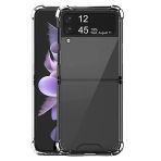 Gpack Samsung Galaxy Z Flip 3 Antishock Korumalı Silikon Şeffaf Kılıf