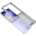 Gpack Samsung Galaxy Z Flip 7 Uyumlu Kılıf Antishock Korumalı Silikon Şeffaf