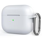 Gpack Sf17 Apple Airpods Pro 2 Mat Kancalı Silikon Beyaz Kılıf