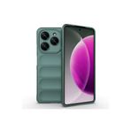 Gpack Tecno Spark 20 Pro ile Uyumlu Kılıf, Etnik Optimum Mat, Kamera Korumalı, Silikon, Yeşil
