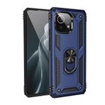 Gpack Xiaomi Mi 11 Lite Vega Tank Standlı Yüzüklü Mıknatıslı Lacivert Kılıf