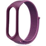 Gpack Xiaomi Mi Band 5 Kumaş Cırtcırt Velcro Mor Kordon