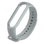 Gpack Xiaomi Mi Band 5 Silikon Renkli Gri Kordon