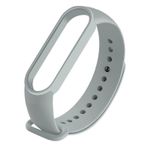 Gpack Xiaomi Mi Band 7 Silikon Mat Klasik Renkli Gri Kordon