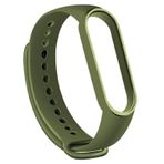 Gpack Xiaomi Mi Band 7 Silikon Mat Klasik Renkli Koyu Yeşil Kordon