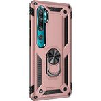 Gpack Xiaomi Mi Note 10 Çift Katmanlı Tank Yüzüklü Mıknatıslı Vega Kapak Bronz Cep Telefonu Kılıf