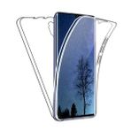 Gpack Xiaomi Mi Note 10 Lite Ön Arka Şeffaf Silikon Koruma Şeffaf Kılıf