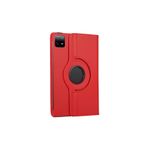 Gpack Xiaomi Mi Pad 6 Pro ile Uyumlu Kılıf, Kapaklı, Standlı, 360 Dönebilen, Kırmızı