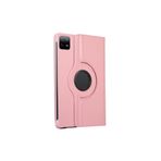 Gpack Xiaomi Mi Pad 6 Pro ile Uyumlu Kılıf, Kapaklı, Standlı, 360 Dönebilen, Pembe