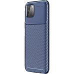 Gpack Xiaomi Poco M3 Negro Karbon Dizayn Silikon Lacivert Kılıf
