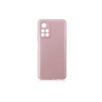 Gpack Xiaomi Poco M4 Pro 5G ile Uyumlu Kılıf, Mat Korumalı, Soft Premier Silikon, Nano Glass, Bronz