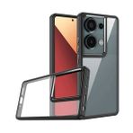 Gpack Xiaomi Poco M6 Pro Kilif Flora Sert Silikon Arkasi Cam Seffaf