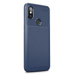 Gpack Xiaomi Red Mi Note 6 Pro Lacivert Negro Karbon Dizayn Silikon Kılıf
