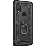 Gpack Xiaomi Redmi 7 Çift Katmanlı Tank Yüzüklü Mıknatıslı Vega Kapak Siyah Cep Telefonu Kılıf