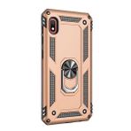 Gpack Xiaomi Redmi 7A Vega Standlı Yüzüklü Mıknatıslı Nano Glass Gold Cep Telefonu Kılıf