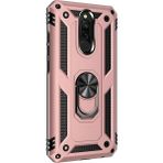Gpack Xiaomi Redmi 8 Çift Katmanlı Tank Yüzüklü Mıknatıslı Vega Kapak Bronz Cep Telefonu Kılıf