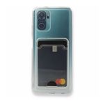 Gpack Xiaomi Redmi Note 10 1 Adet Kartlıklı Şeffaf Silikon Lux Korumalı Kılıf