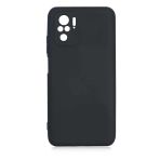 Gpack Xiaomi Redmi Note 10S Mara Silikon Mat Soft Kamera Korumalı Lansman Siyah Kılıf