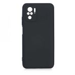 Gpack Xiaomi Redmi Note 10S Mara Silikon Mat Soft Kamera Korumalı Lansman Siyah Kılıf