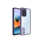Gpack Xiaomi Redmi Note 12S ile Uyumlu Kılıf, Kamera Korumalı, Silikon, Derin Mor