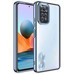 GPACK Xiaomi Redmi Note 12S ile uyumlu Kılıf Logo Gösteren Kamera Korumalı Silikon, Mavi