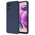 GPACK Xiaomi Redmi Note 12S ile uyumlu Kılıf Mara Lansman Silikon Mat Soft Kamera Korumalı, Lacivert