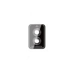 Gpack Xiaomi Redmi Note 13 Pro 4G ile Uyumlu Kamera Metal Cam Lens Koruyucu, Siyah