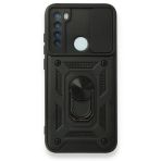 Gpack Xiaomi Redmi Note 8 Kılıf Tank Aramid Sürgülü Vega Yüzüklü