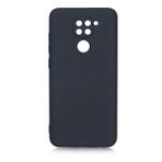 Gpack Xiaomi Redmi Note 9 Mara Silikon Mat Soft Kamera Korumalı Lansman Siyah Kılıf