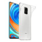 Gpack Xiaomi Redmi Note 9 Pro Süper Silikon Yumuşak Arka Koruma Renksiz Kılıf