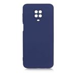 Gpack Xiaomi Redmi Note 9S Mara Silikon Mat Soft Kamera Korumalı Lansman Lacivert Kılıf