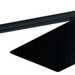 GPD ADS29-S Kare Slim Metal 25x25 cm Siyah Ankastre Duş Başlığı