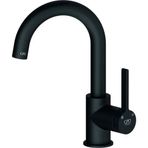 GPD MTL165-S Siyah Gıldo Tek Gövde Lavabo Bataryası
