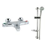 GPD TBB01 DST16 Termostatik Banyo Bataryası ve Sürgülü Duş Seti