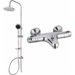 Gpd Termostatik Banyo Bataryası TBB01 ve Robot Duş Seti DST19-1 - Krom