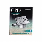 GPD YSZ07 10x10 cm Komple Paslanmaz Yer Süzgeci