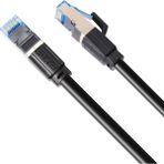 Gplus Cat7 1 Metre F/ftp 10G 600 Mhz 28 Awg Bc Emi Folyo Kaplamalı Profesyonel Ftp Network Ethernet Lan Kablosu 1m