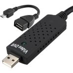 Gplus DC60 2 in 1 Android Micro OTG+UTV007 Bağlantılı Görüntü Yakalama Cihazı Windows 10 Uyumlu