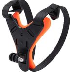 Gplus GP523 Gopro 12 Eken H9R Sjcam SJ4000 Aksiyon Kameralarla Uyumlu Kask Bağlantı Aparatı Kask Çene Tutucu Turuncu