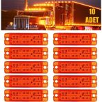 Gpr 12 Volt 18 Ledli Tır Dorse Kamyon LED Lamba Yan Marker Sarı 10 Adet